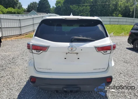 2015 Toyota Highlander Limited из США, поврежденный, VIN 5TDDKRFH9FS198404